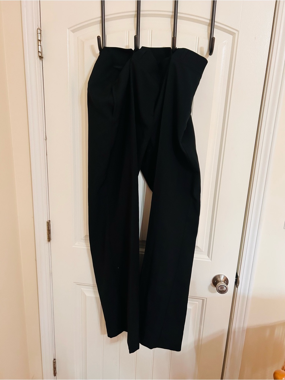 ASOS Curve Black Wide Leg Trousers